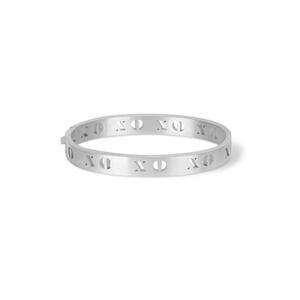 NEW MISSION ATELIER women's l'amour de soi moderne bangle in silver